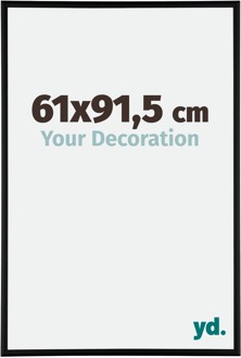Fotolijst 61x91,5 cm - Zwart Mat - Aluminium - Austin - 61x91.5 cm