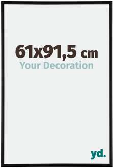 Fotolijst 61x91,5 cm - Zwart Mat - Aluminium - Kent - 61x91.5 cm