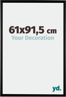 Fotolijst 61x91,5 cm - Zwart Mat - Kunststof - Bordeaux - 61x91.5 cm