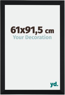 Fotolijst 61x91,5 cm - Zwart Mat - MDF - Catania - 61x91.5 cm