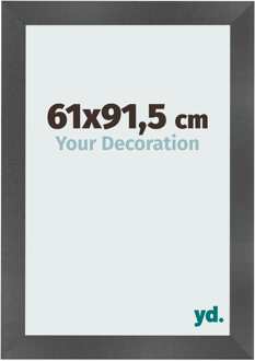 Fotolijst 61x91,5 cm - Zwart Mat - MDF - Pisa - 61x91.5 cm