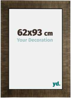 Fotolijst 62x93 cm - Champagne Geborsteld - Hout - Leeds