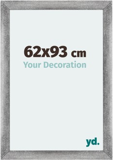 Fotolijst 62x93 cm - Grijs Geveegd - MDF - Mura
