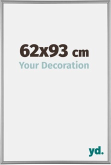 Fotolijst 62x93 cm - Platina - Aluminium - Kent