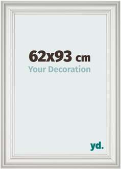 Fotolijst 62x93 cm - Wit Geveegd - MDF - Lazio