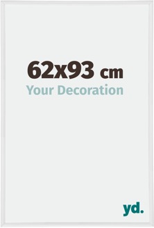 Fotolijst 62x93 cm - Wit Hoogglans - Kunststof - Annecy