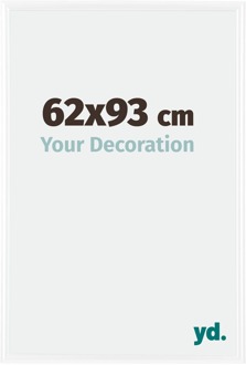 Fotolijst 62x93 cm - Wit Hoogglans - Kunststof - Bordeaux