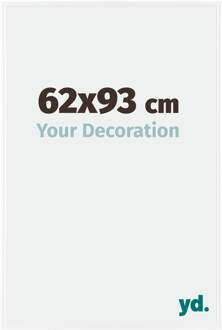 Fotolijst 62x93 cm - Wit Hoogglans - Kunststof - Evry