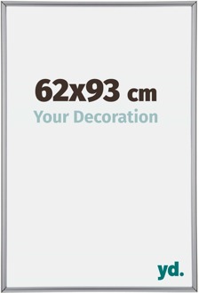 Fotolijst 62x93 cm - Zilver Hoogglans - Kunststof - Annecy