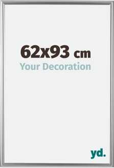 Fotolijst 62x93 cm - Zilver - Kunststof - Bordeaux