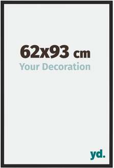 Fotolijst 62x93 cm - Zwart Hoogglans - Aluminium - Miami