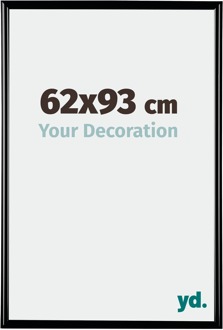 Fotolijst 62x93 cm - Zwart Hoogglans - Kunststof - Bordeaux