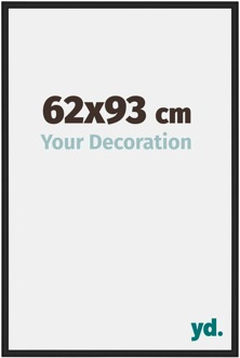 Fotolijst 62x93 cm - Zwart Mat - Aluminium - New York