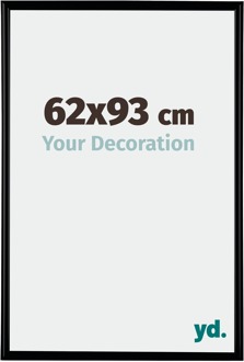 Fotolijst 62x93 cm - Zwart Mat - Kunststof - Bordeaux