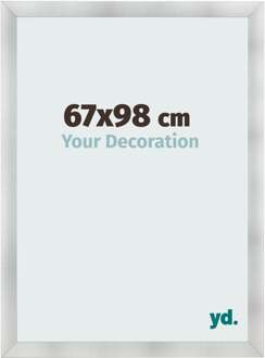 Fotolijst 67x98 cm - Aluminium Geborsteld - MDF - Pisa