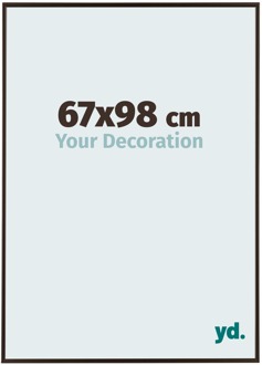Fotolijst 67x98 cm - Antraciet - Kunststof - Evry