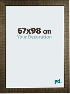 Fotolijst 67x98 cm - Champagne Geborsteld - Hout - Leeds