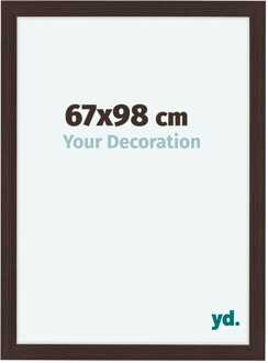 Fotolijst 67x98 cm - Eiken Donker - MDF - Como