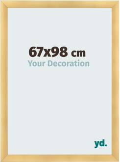 Fotolijst 67x98 cm - Goud Mat - MDF - Pisa