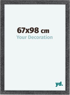 Fotolijst 67x98 cm - Grijs Geveegd - MDF - Como