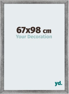 Fotolijst 67x98 cm - Grijs Geveegd - MDF - Mura
