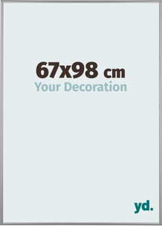 Fotolijst 67x98 cm - Platina - Aluminium - Kent