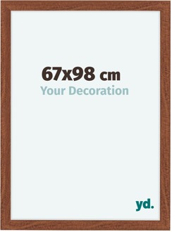 Fotolijst 67x98 cm - Walnoot - MDF - Como