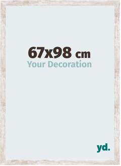 Fotolijst 67x98 cm - White Wash - MDF - Catania