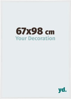 Fotolijst 67x98 cm - Wit Hoogglans - Kunststof - Annecy