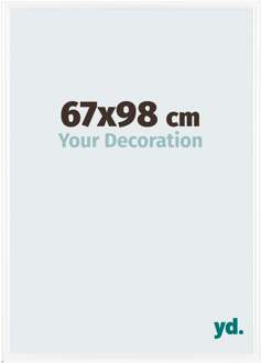 Fotolijst 67x98 cm - Wit Hoogglans - Kunststof - Bordeaux