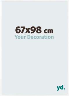 Fotolijst 67x98 cm - Wit Hoogglans - Kunststof - Evry