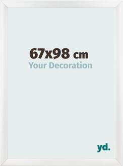 Fotolijst 67x98 cm - Wit Hoogglans - MDF - Pisa