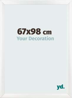 Fotolijst 67x98 cm - Wit Mat - MDF - Pisa