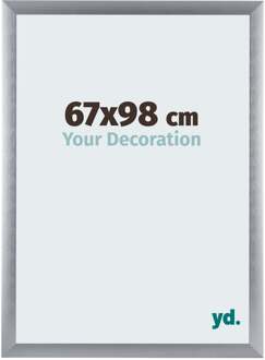 Fotolijst 67x98 cm - Zilver Geborsteld - Aluminium - Tucson
