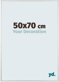 Fotolijst 67x98 cm - Zilver Mat - Aluminium - Austin