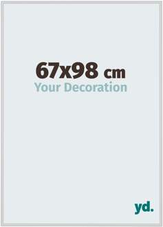 Fotolijst 67x98 cm - Zilver Mat - Aluminium - Miami