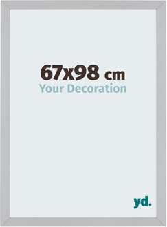 Fotolijst 67x98 cm - Zilver Mat - MDF - Mura