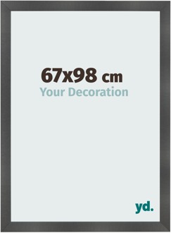 Fotolijst 67x98 cm - Zwart Mat - MDF - Pisa