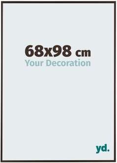 Fotolijst 68x98 cm - Antraciet - Kunststof - Evry