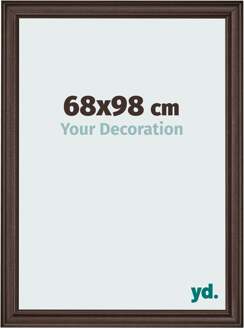 Fotolijst 68x98 cm - Eiken Donker - MDF - Lazio