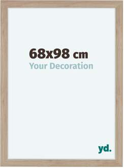 Fotolijst 68x98 cm - Eiken Licht - MDF - Como