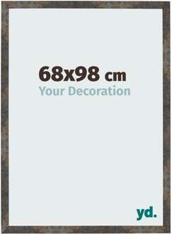 Fotolijst 68x98 cm - Geoxideerd Metaal - MDF - Bologna
