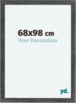 Fotolijst 68x98 cm - Grijs Geveegd - MDF - Como