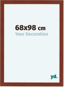 Fotolijst 68x98 cm - Kersen - MDF - Como