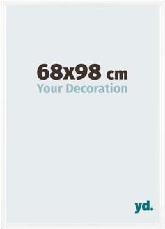 Fotolijst 68x98 cm - Wit Hoogglans - Kunststof - Bordeaux