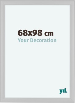 Fotolijst 68x98 cm - Wit Hoogglans - MDF - Como