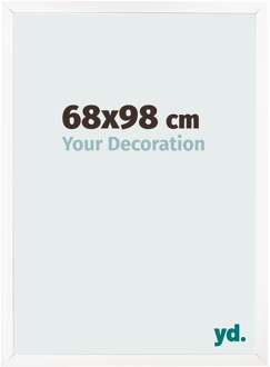 Fotolijst 68x98 cm - Wit Mat - MDF - Bologna