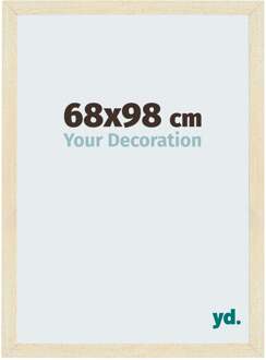 Fotolijst 68x98 cm - Zand Geveegd - MDF - Mura