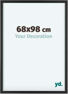 Fotolijst 68x98 cm - Zwart - Aluminium - Virginia