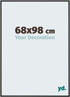 Fotolijst 68x98 cm - Zwart Mat - Aluminium - New York